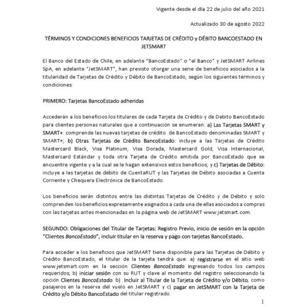 Beneficios JetSMART BancoEstado: Viaja Con Maleta Gratis