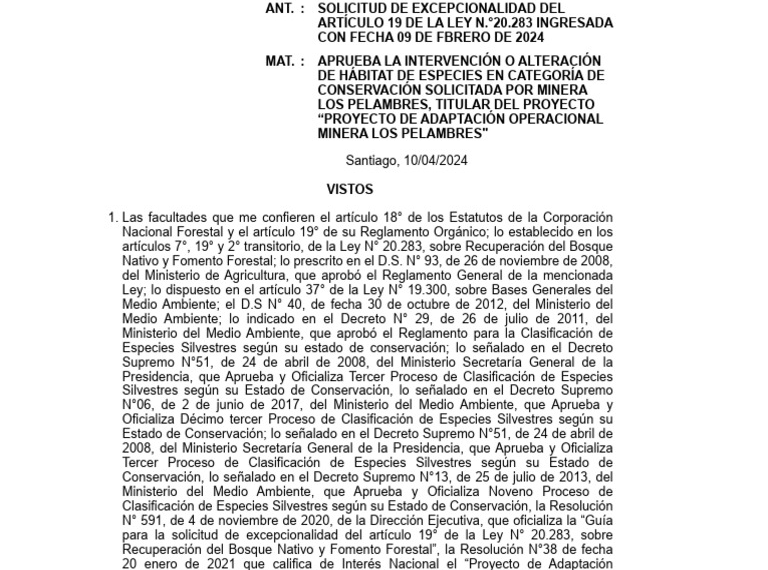 Proyecto de Adaptación Operacional: Avance y Contratación Local