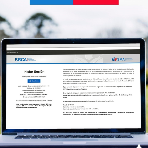 Instrucción SMA Proyectos RCA: Proceso de Ejecución