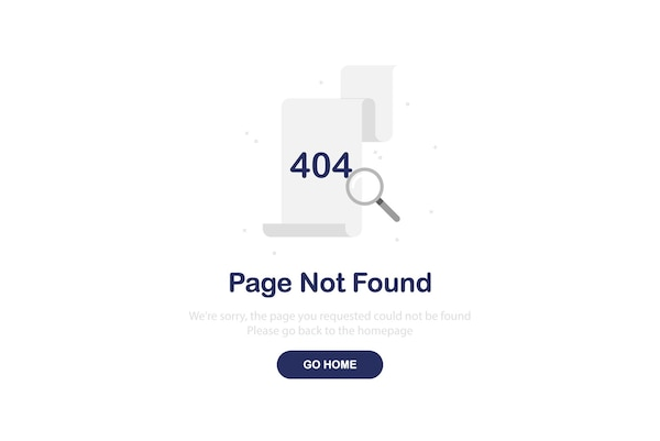 Página no encontrada: El error 404 y su solución