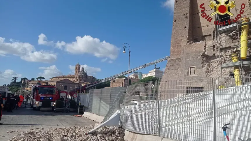 Torre dei Conti: Historia y colapso reciente en Roma